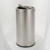 Thùng rác inox tròn nắp lật Ø30