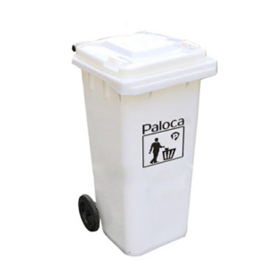 Thùng rác nhựa HDPE 120L màu trắng