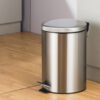 Thùng rác inox đạp chân tròn 5L