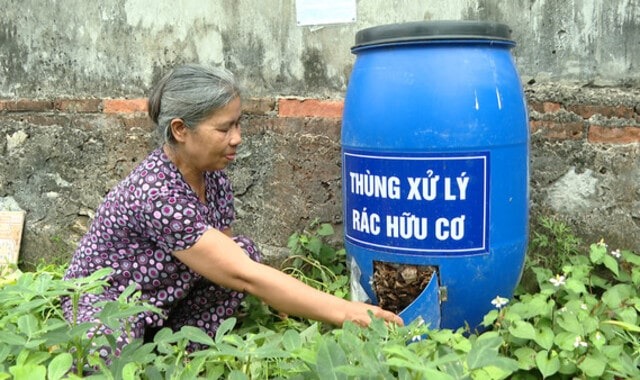 Hướng dẫn tự làm thùng ủ rác hữu cơ cực đơn giản