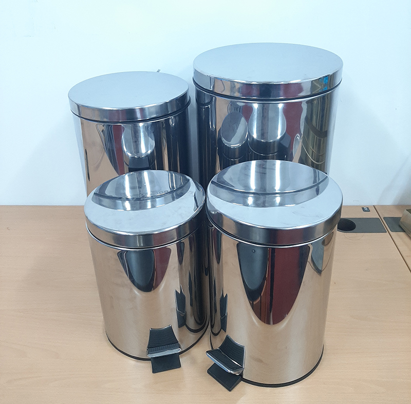 Thùng rác Inox 30 lít đạp chân