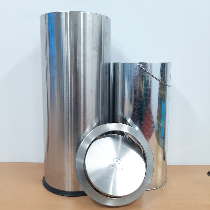 Thùng rác inox có nắp