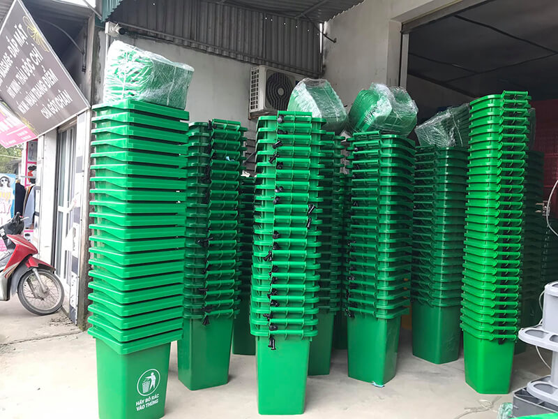 Thùng rác nhựa 60L giá rẻ