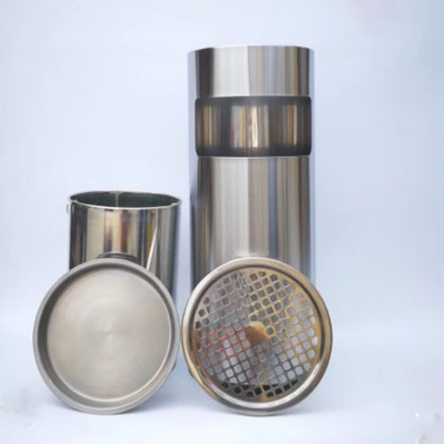 Thùng rác inox có gạt tàn