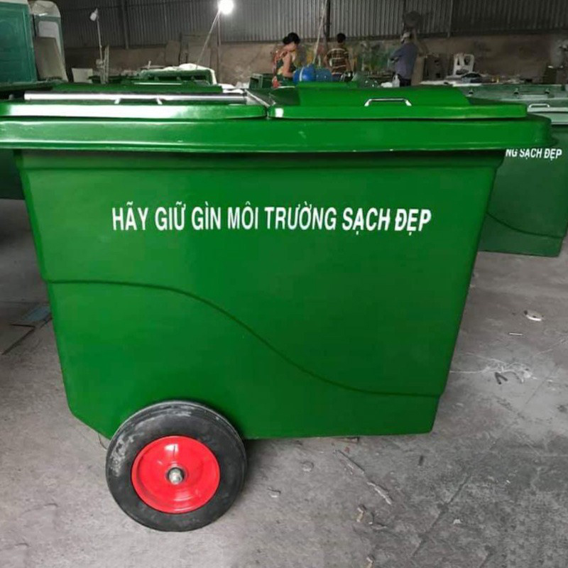 thùng rác công cộng 660 lít