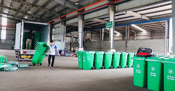 Thùng rác nhựa HDPE 240 lít